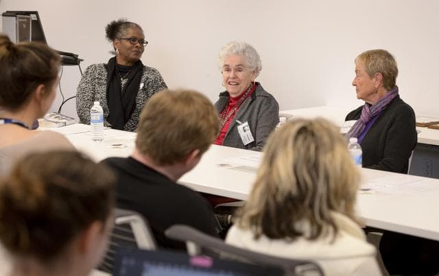NASA image: Ames Women's Influence Network (WIN) Hidden Figures talk with "Computers" Carolyn Hofstetter and Carol Mead co-sponsored by the AAAG
