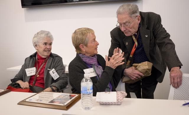 NASA image: Ames Women's Influence Network (WIN) Hidden Figures talk with "Computers" Carolyn Hofstetter and Carol Mead co-sponsored by the AAAG
