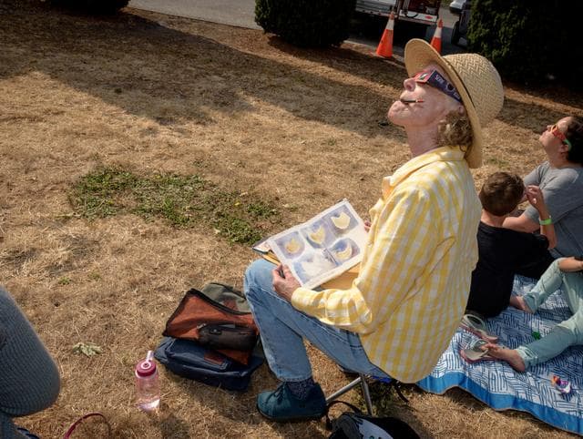 NASA image: Ames Eclipse Viewing 2017