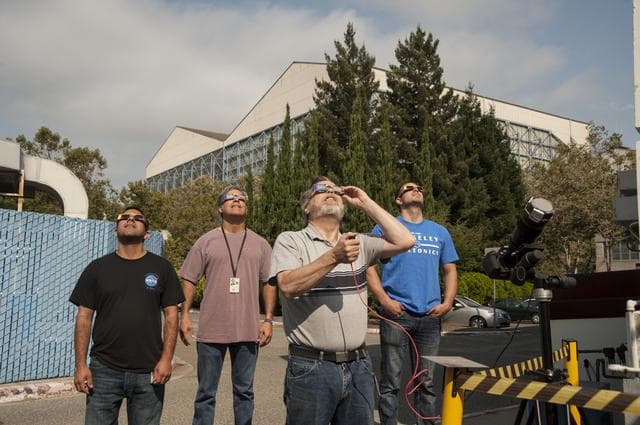 NASA image: 2017 Solar Eclipse, Ames Research Center