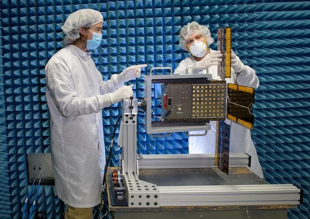 NASA image: BioSentinel Electromagnetic Compatibility Test 