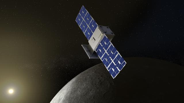 NASA image: CAPSTONE facing the Sun (Illustration)