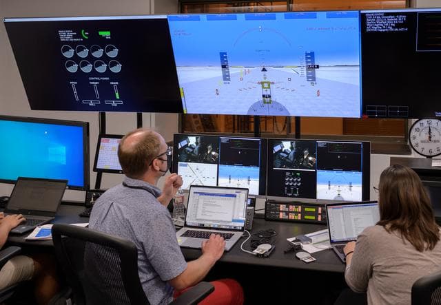 NASA image: Automated Flight and Contingency Management, or AFCM, Subproject