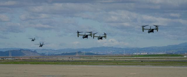 NASA image: U.S. President Joe Biden Departs Moffett Federal Airfield Aboard Marine One