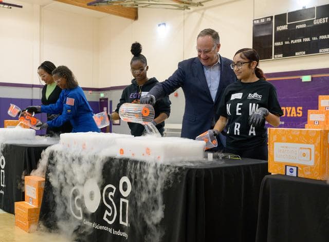 NASA image: Second Gentleman Douglas Emhoff Joins NASA to Distribute STEM Ar