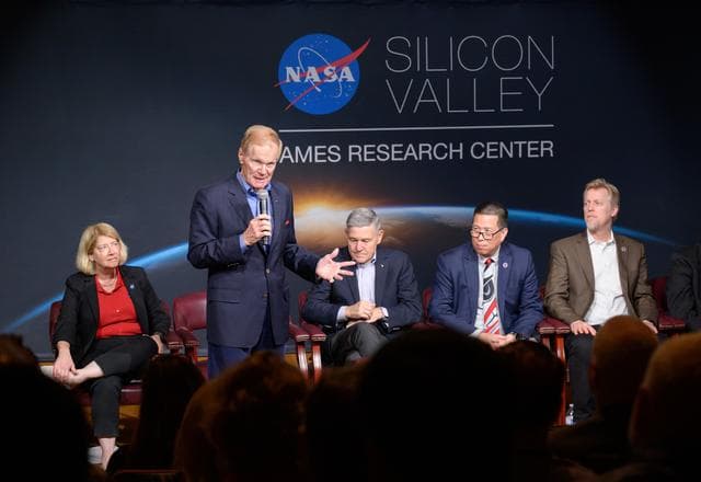 NASA image: NASA Administrator Bill Nelson, Deputy Administrator Pam Melroy,