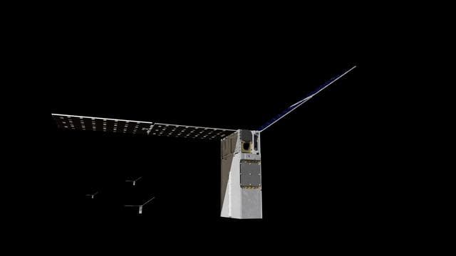 NASA image: Starling’s four CubeSats in space (illustration)