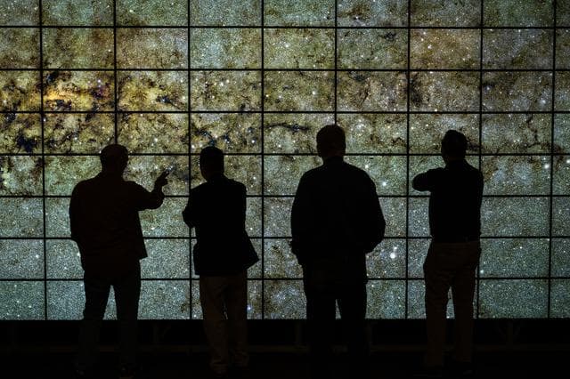 NASA image: NASA Advanced Supercomputing Modular Facility Hyperwall Visualiz
