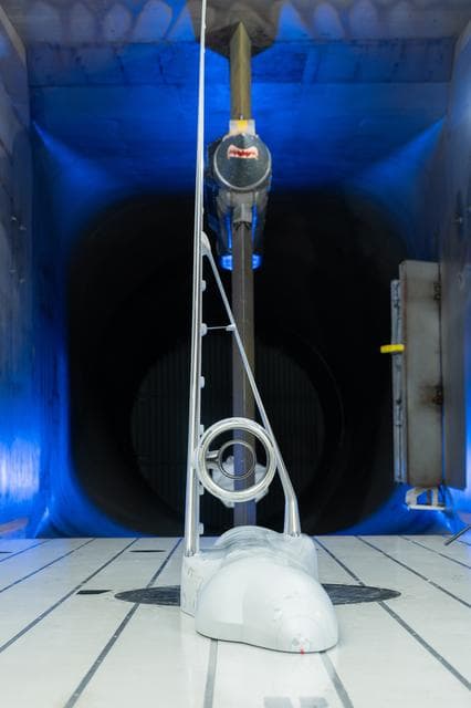 NASA image: Wind Over Its Wing: NASA’s X-66 Model Tests Airflow