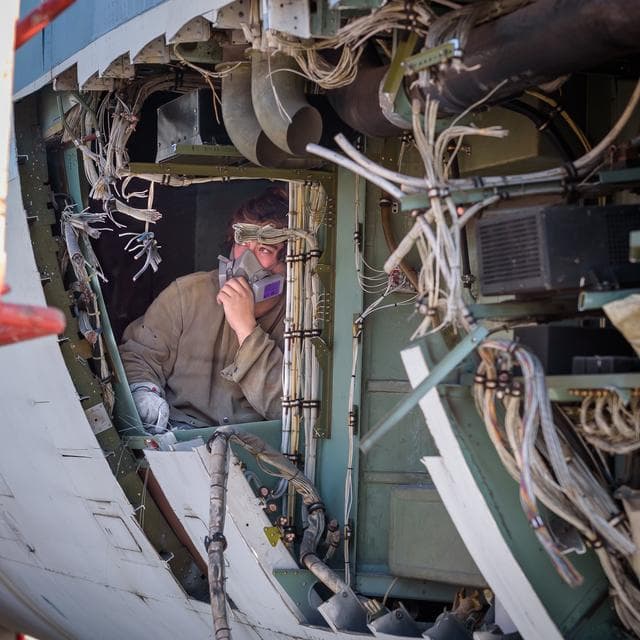 NASA image: Kuiper Airborne Observatory (KAO) Demolition