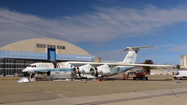 NASA image: Kuiper Airborne Observatory (KAO) Demolition