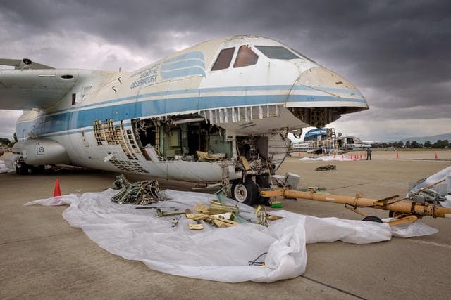 NASA image: Kuiper Airborne Observatory (KAO) Demolition
