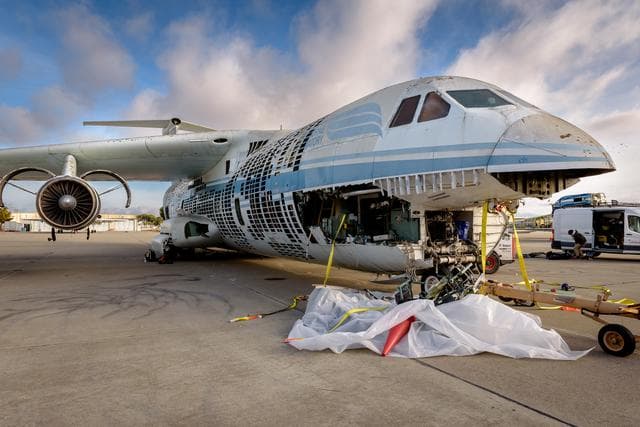 NASA image: Kuiper Airborne Observatory (KAO) Demolition