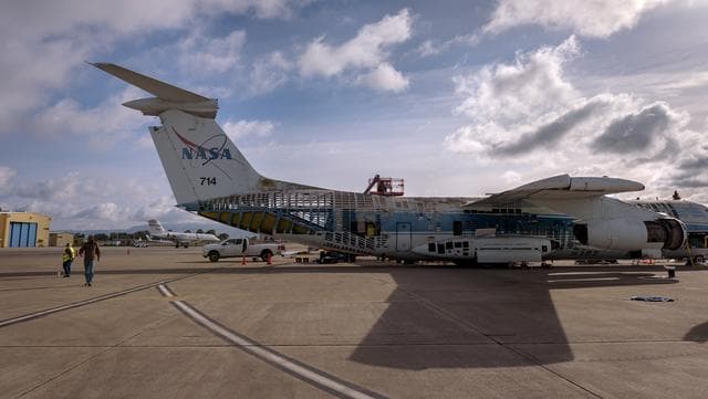 NASA image: Kuiper Airborne Observatory (KAO) Demolition
