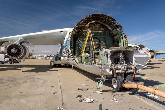 NASA image: Kuiper Airborne Observatory (KAO) Demolition