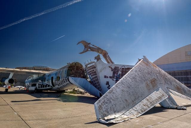 NASA image: Kuiper Airborne Observatory (KAO) Demolition
