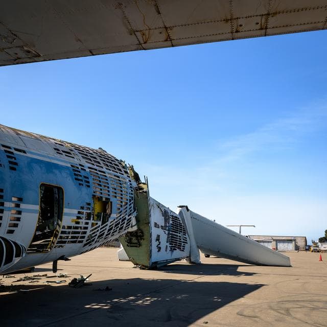 NASA image: Kuiper Airborne Observatory (KAO) Demolition