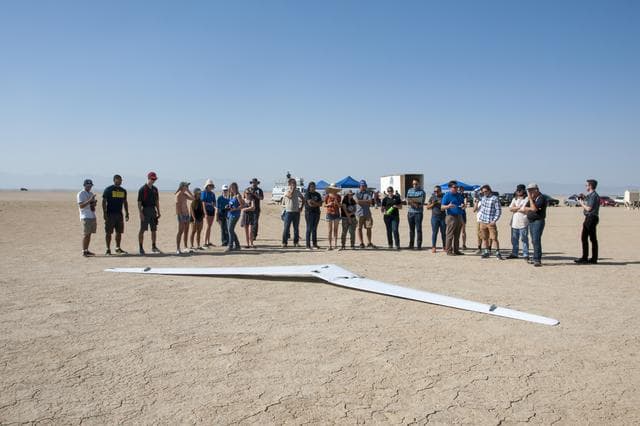 NASA image: PRANDTL-D No 3 Crash Aftermath