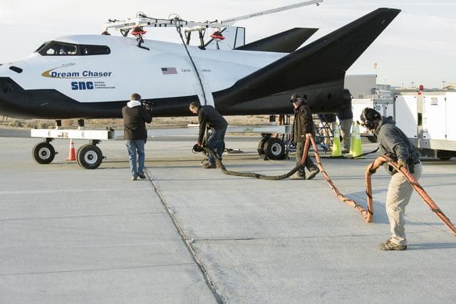 NASA image: Dream Chaser ALT-2 Free Flight