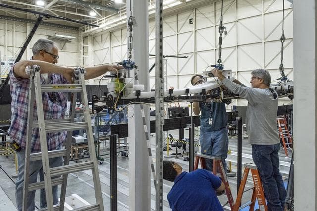 NASA image: Experimental Wing Verified During Loads Testing