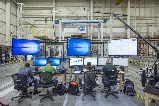 NASA image: Experimental Wing Verified During Loads Testing