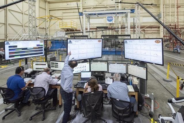 NASA image: Experimental Wing Verified During Loads Testing