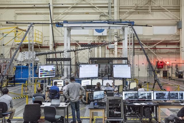 NASA image: Experimental Wing Verified During Loads Testing
