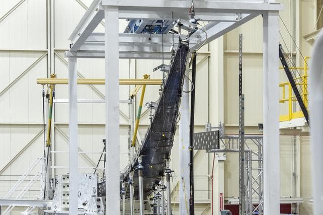 NASA image: Experimental Wing Verified During Loads Testing