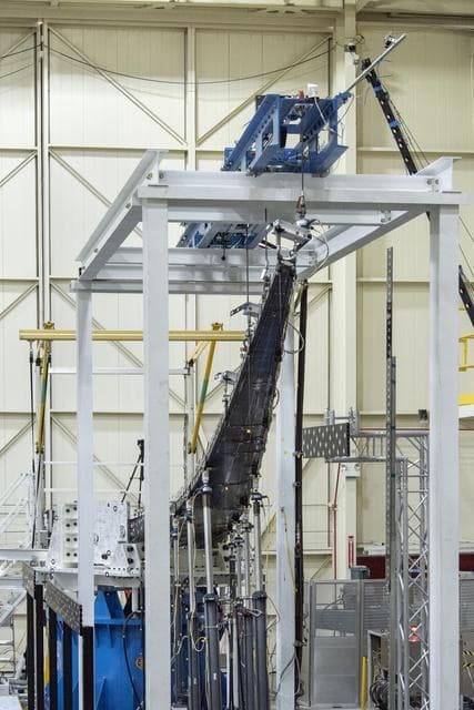 NASA image: Experimental Wing Verified During Loads Testing