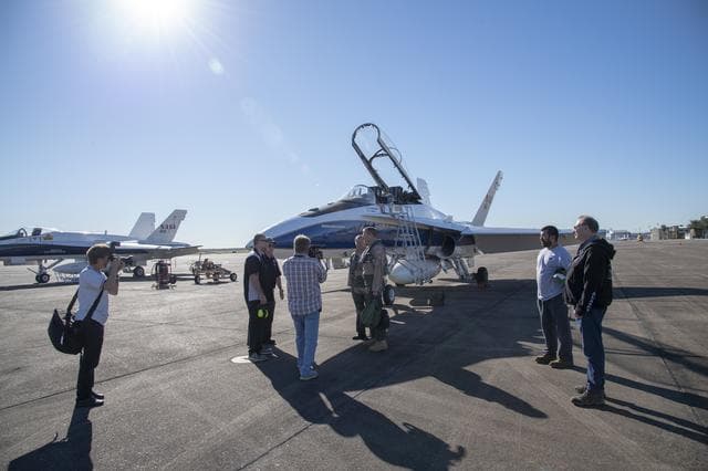 NASA image: NASA Pilots Prepare for QSF18 Flight
