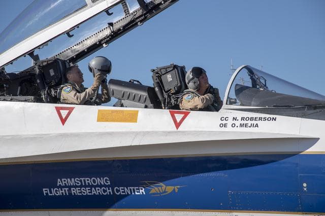 NASA image: NASA Pilots Prepare for QSF18 Flight