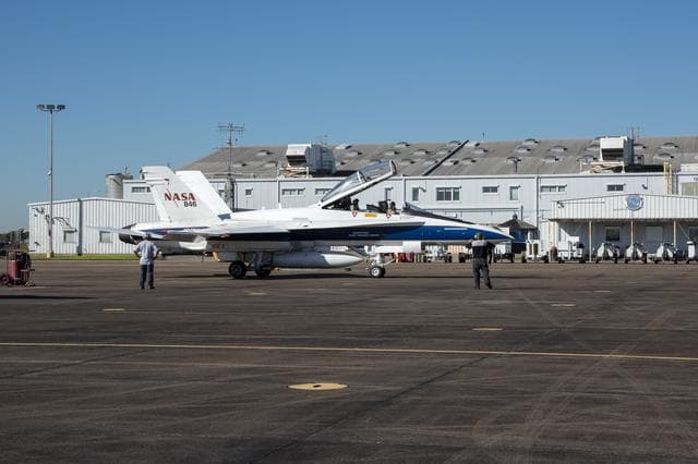 NASA image: NASA Pilots Prepare for QSF18 Flight