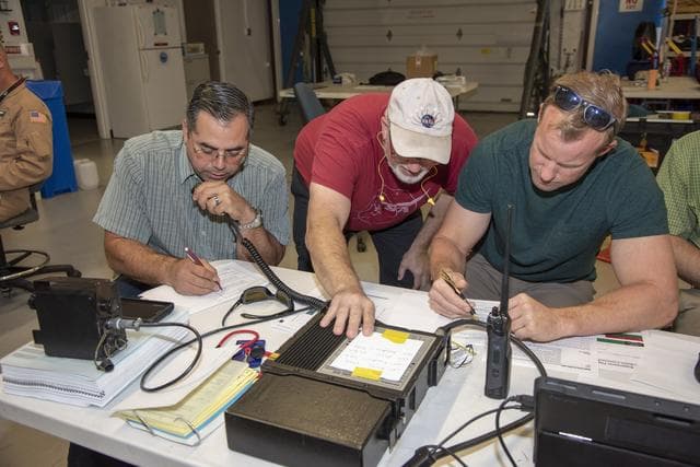 NASA image: NASA Flight Operations Crew Monitors Supersonic Flight