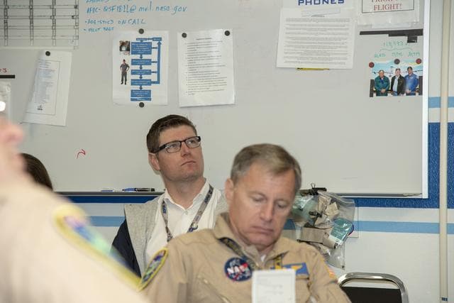 NASA image: NASA QSF18 Flight Operations Crew Debriefs Flight