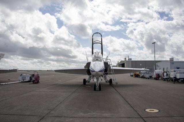 NASA image: NASA F/A-18 Research Aircraft Prior to QSF18 Flight