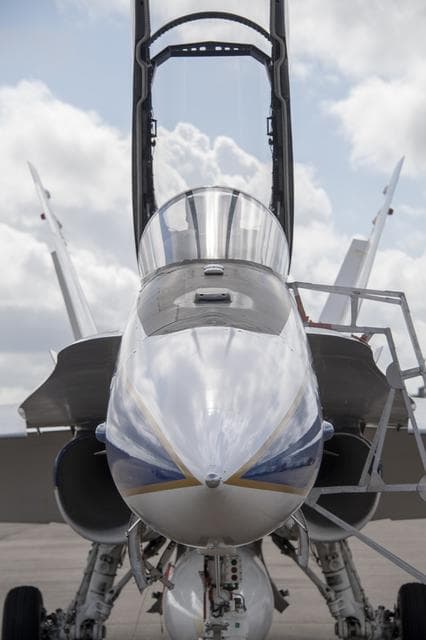 NASA image: NASA F/A-18 Research Aircraft Prior to QSF18 Flight
