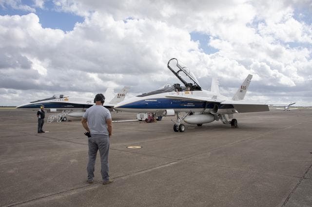 NASA image: NASA Ground Crews Prepare F/A-18 for QSF18 Takeoff