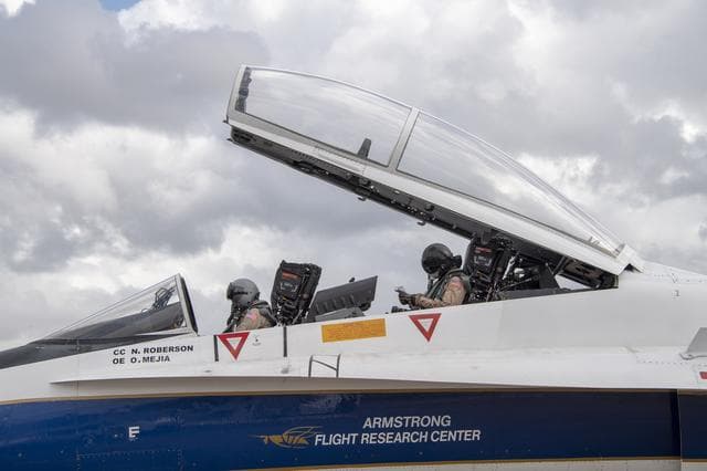 NASA image: NASA Ground Crews Prepare F/A-18 for QSF18 Takeoff