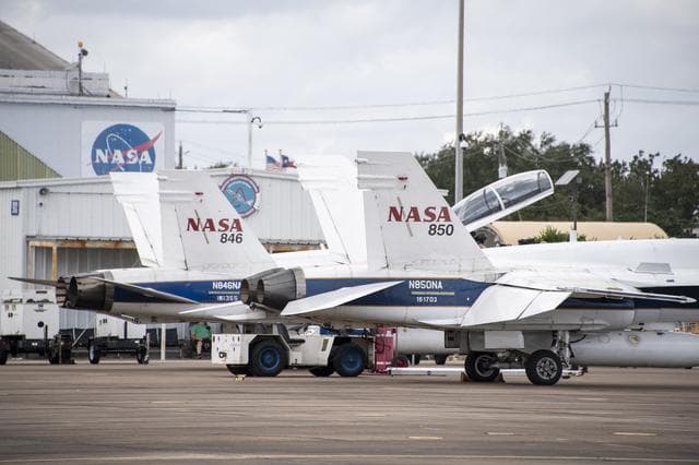 NASA image: NASA Ground Crews Prepare F/A-18 for QSF18 Takeoff