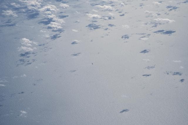 NASA image: High-Altitude View from F/A-18 During QSF18 Flight Series
