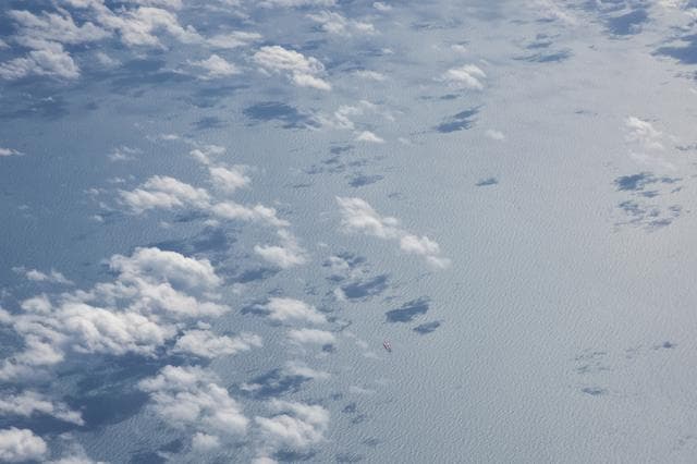 NASA image: High-Altitude View from F/A-18 During QSF18 Flight Series
