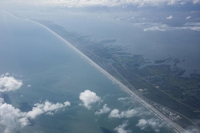 NASA image: Galveston as Seen From NASA F/A-18 Following Research Flight