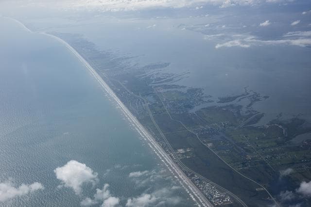 NASA image: Galveston as Seen From NASA F/A-18 Following Research Flight