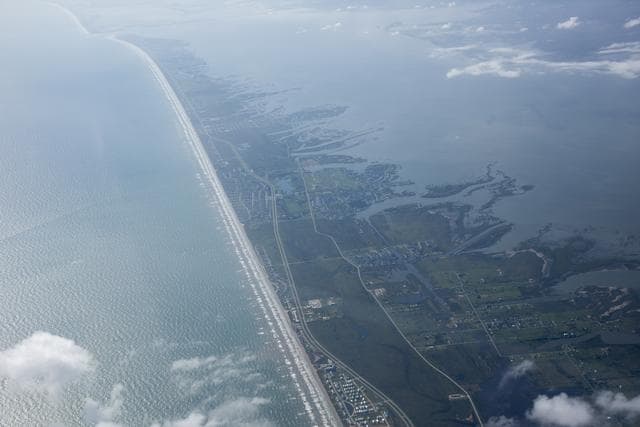 NASA image: Galveston as Seen From NASA F/A-18 Following Research Flight
