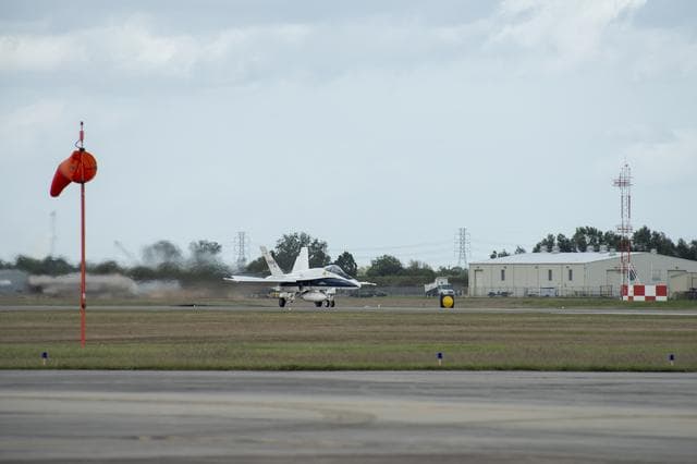 NASA image: NASA F/A-18 Takes Off for QSF18 Supersonic Flight