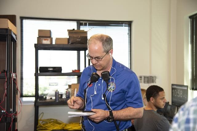 NASA image: QSF18 Field Research Team Monitors Data from Flight