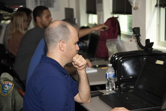 NASA image: QSF18 Field Research Team Monitors Data from Flight