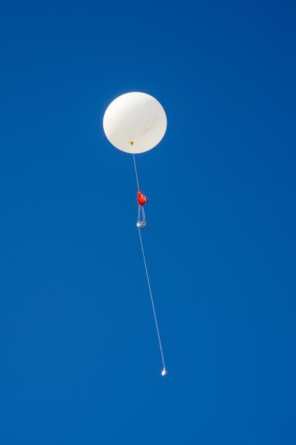 NASA image: NASA Meteorologists Launch Weather Balloon Before Research Flight