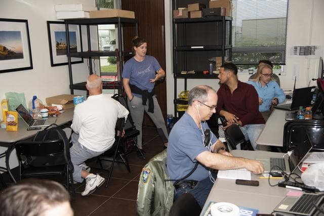 NASA image: QSF18 Field Research Team Monitors Data from Flight