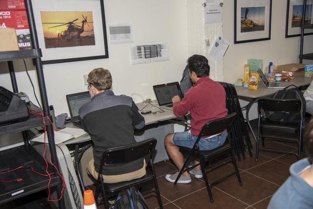 NASA image: QSF18 Field Research Team Monitors Data from Flight